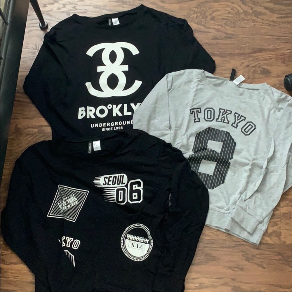 3 H&M Long Sleeves